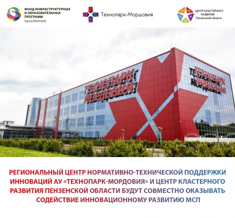 Региональный центр нормативно-технической поддержки инноваций Технопарка-Мордовия оказывают содействие инновационному развитию МСП